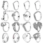 Высокое качество Бутик 925 пробы Серебряное кольцо, простой, интеллектуальное, элегантное и красивое, разнообразие вариантов, новый демисезонный комплект одежды