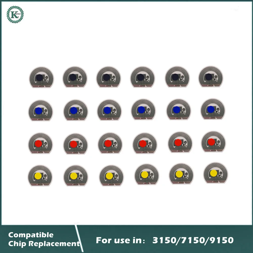

Запасной чип для картриджа с чернилами KREYOLY 3150/7150/9150 K C M Y color 24 шт.