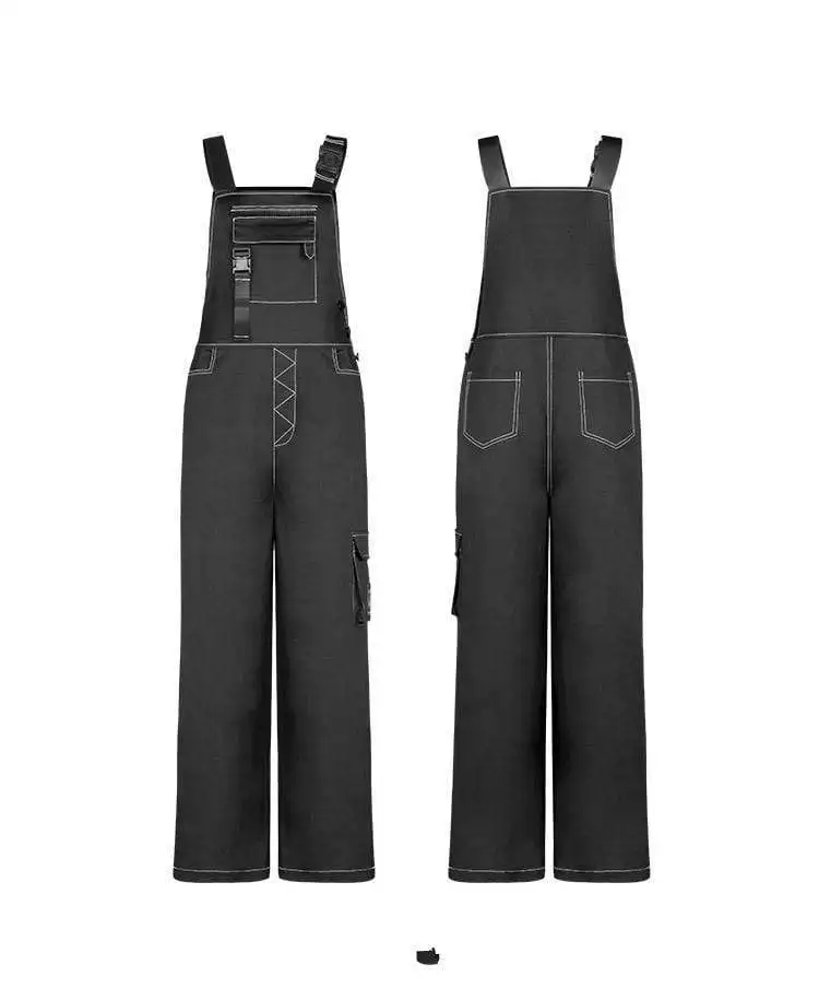 Панк рейв женские готические прямые свободные подтяжки брюки карго PK-324XC |