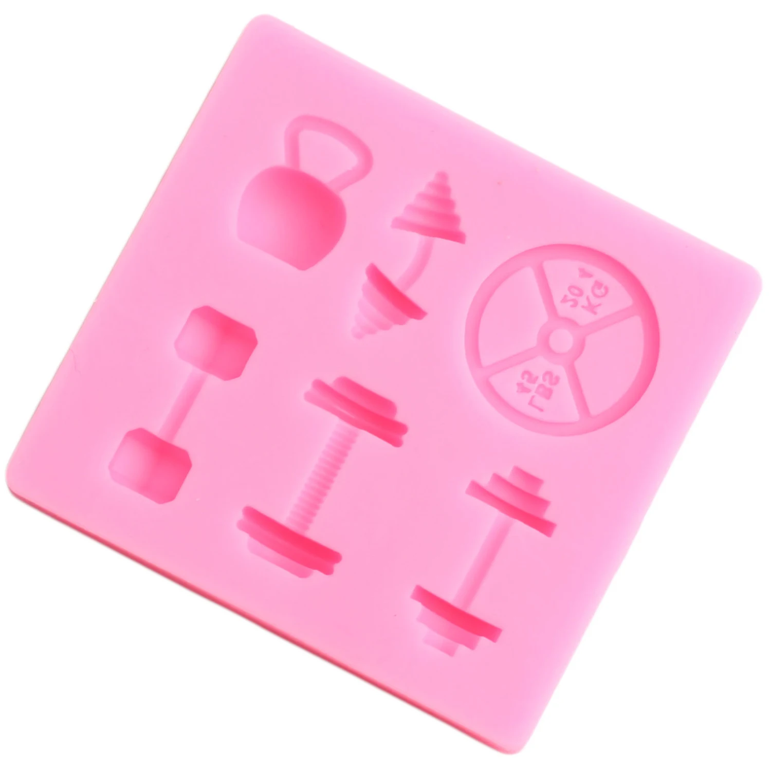 Спортивное снаряжение силиконовые формы для гантелей выстрелов помадки форма