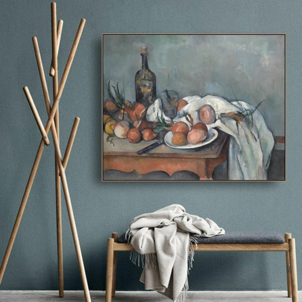 Натюрморт с луком от Cezann Картина на холсте фотография для гостиной спальни