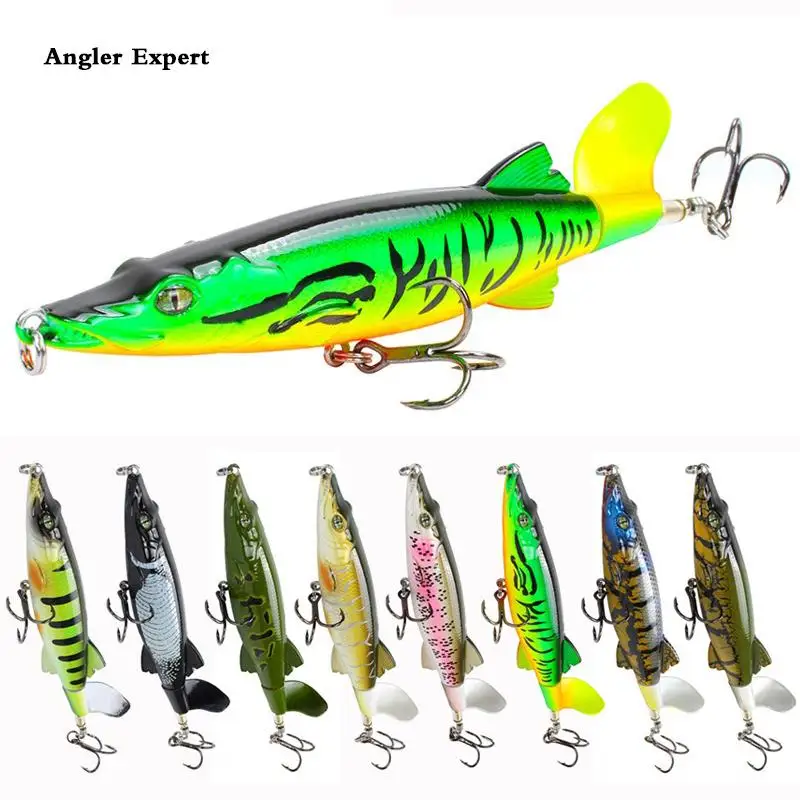 

Ankeyeng Whopper Plopper 13 см, 15,8 г, приманка для рыбной ловли Topwater, искусственная зеркальная мягкая искусственная приманка-карандаш, рыболовное снаряж...