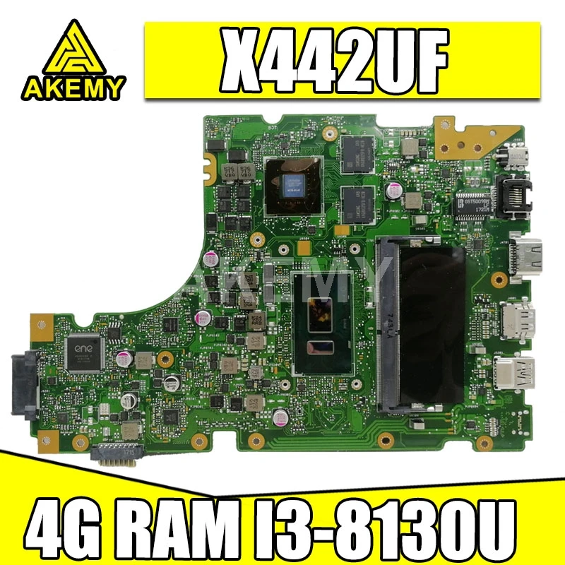 

Laptop motherboard for ASUS VivoBook 14 X442UF X442UQR R419U X442UN X442UR X442UQ original mainboard 930MX 4GB-RAM I3-8130U