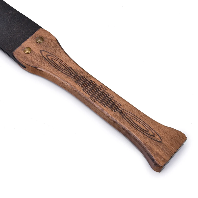 Брауновая винтажная настоящая кожаная плеть БДСМ для взрослых игр женщин деревянная ручка секс игрушки для связывания.