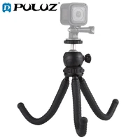 puluz mini flexible octopus stand tripod with ball head for slr camera gopro phone photo studio accessories tripod para movil