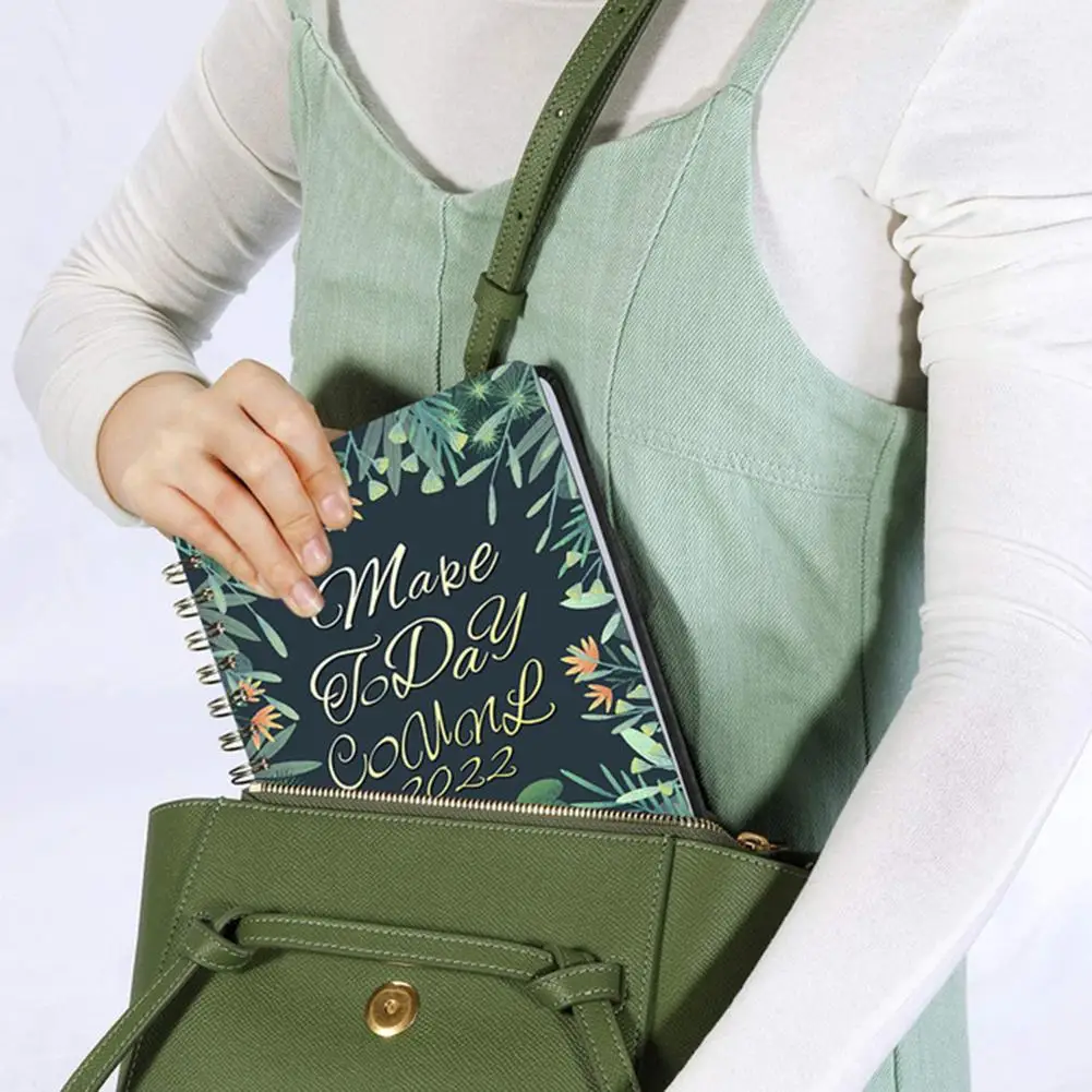 2022 учебный год планировщик блокнот на английском языке формат A5 24 Отверстия с