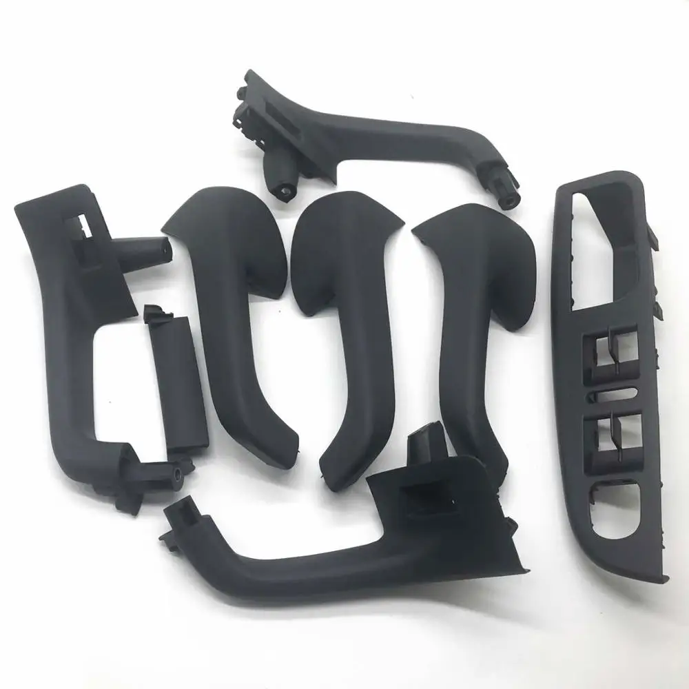 8 шт. Черная крышка для внутренней ручки двери захвата окна переключателя Ободка