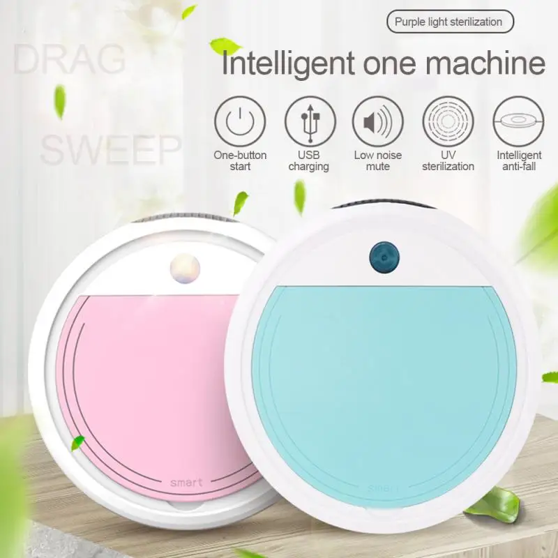 1800Pa Multifunctional Smart Robot Vacuum Cleaner 3-In-1 USB Charge Dust Cleaning Dry Wet Sweeping for Home | Дом и сад