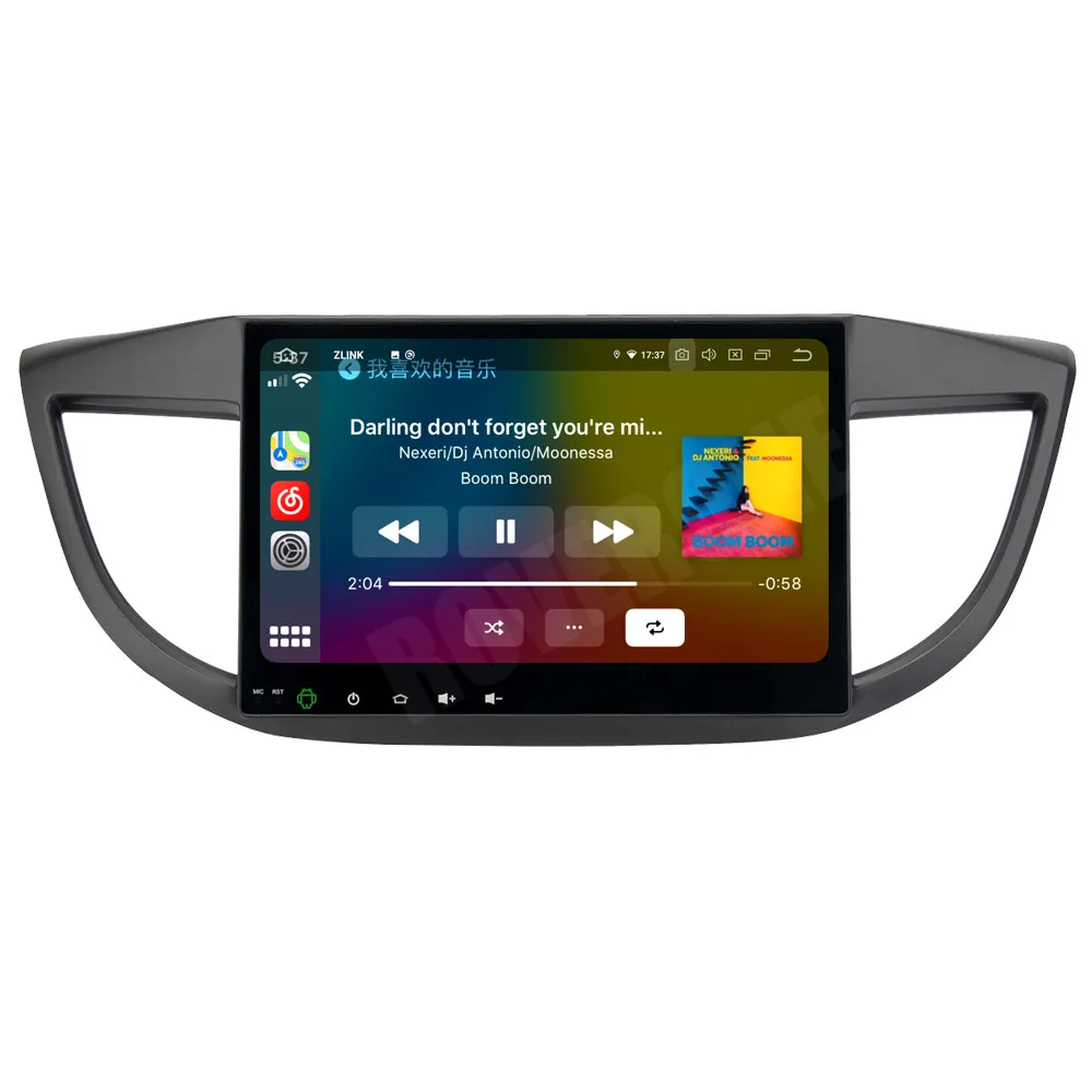 Автомагнитола RoverOne для Honda CRV телефона 2012 + Android 10 автомобильное радио с GPS стерео