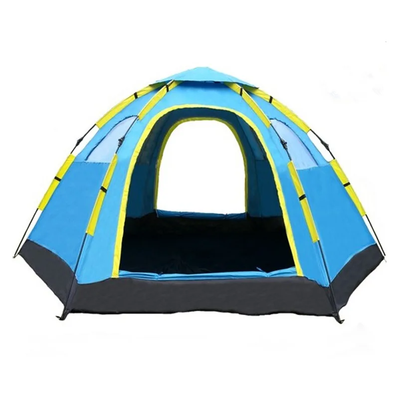 

Hexagonal 6-8 People Camping Tent Automatic Pop Up Tent Outdoor Family Tents Camping Tent Ultralight Instant Tents Camp