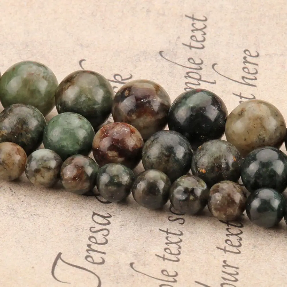 

Natural AB Gold Mica Stone Beads For Jewelry Making 6 8 10mm Pick Size Loose Spacer Beaded Diy Bracelet Necklace Strand 15"Inch