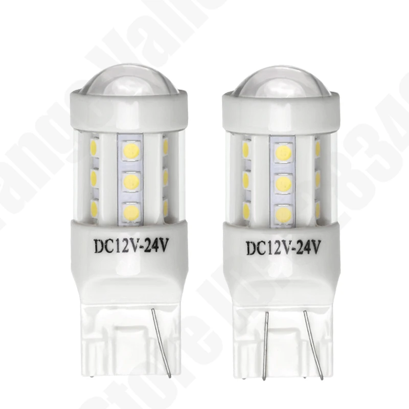 50 шт. 1156 BA15s T20 7440 7443 BAY15D P21W Canbus 18 smd Ceramics 1157 Автомобильные Светодиодные поворотники