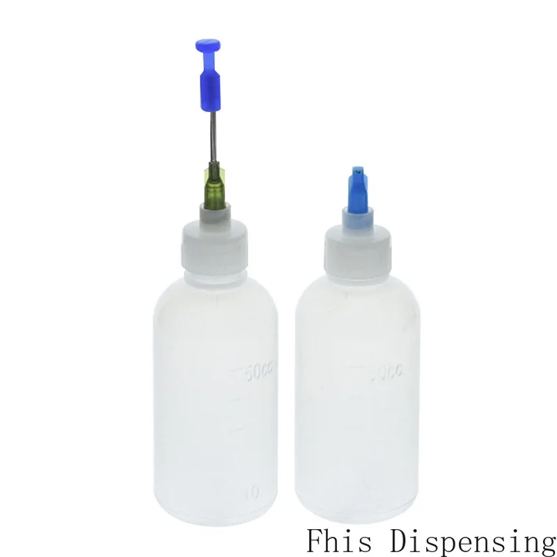 Пластиковый аппликатор Luer для бутылок с иглой отжим 30 мл 50 тупой наконечник 14 г