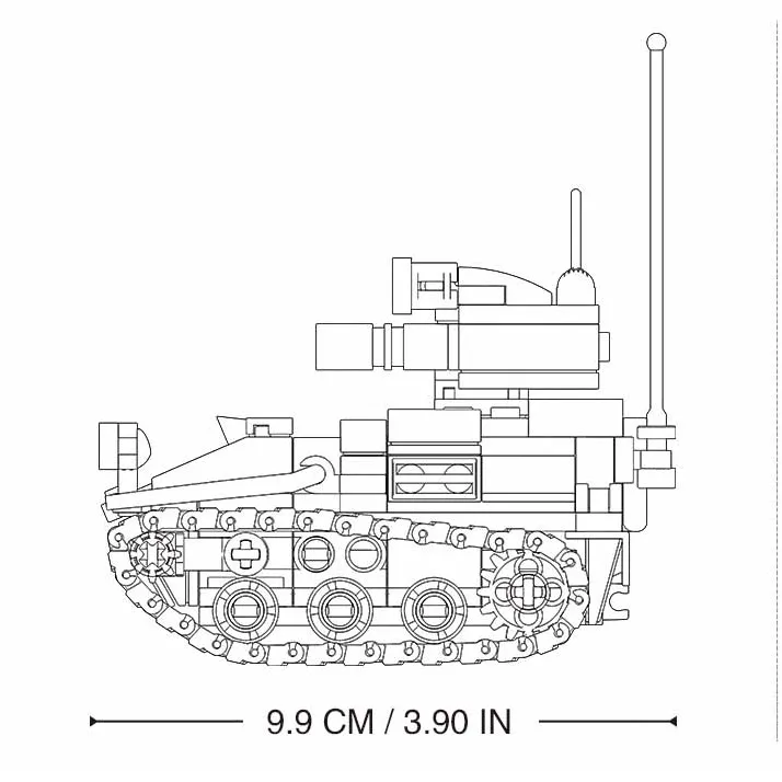 Мировая война 2 WW2 солдат в 1 воздушно-колесная танковая бронированная машина