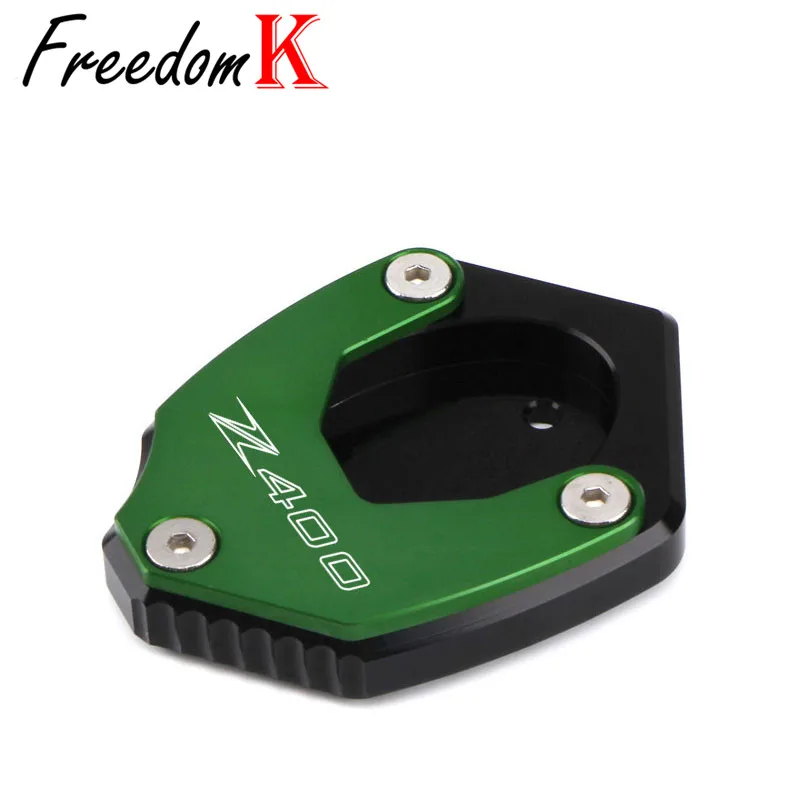 

For KAWASAKI NINJA400 NINJA 400 Z400 Z 400 2018 2019 2020 Motorcycle CNC Kickstand Sidestand Stand Extension Enlarger Pad