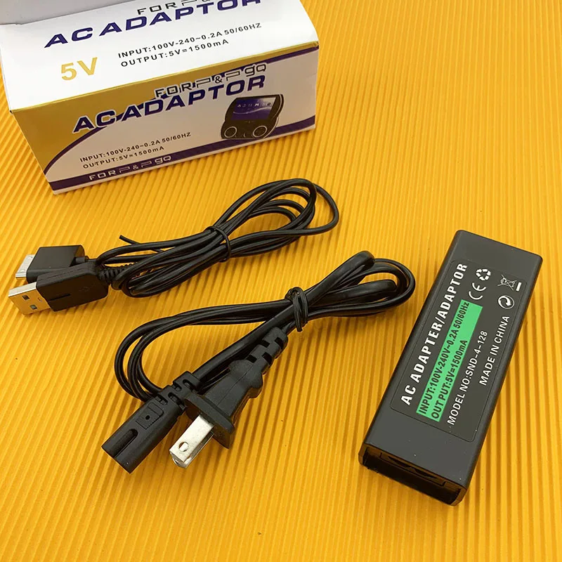 

2021 New Arrival Home Wall USB Charger Power Supply AC Adapter With Charging Cable Data Cord For PSP Go US/EU/UK Plug AC Adaptor