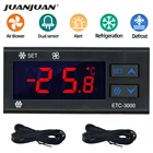 Цифровой регулятор температуры, двойной датчик NTC, 220 В