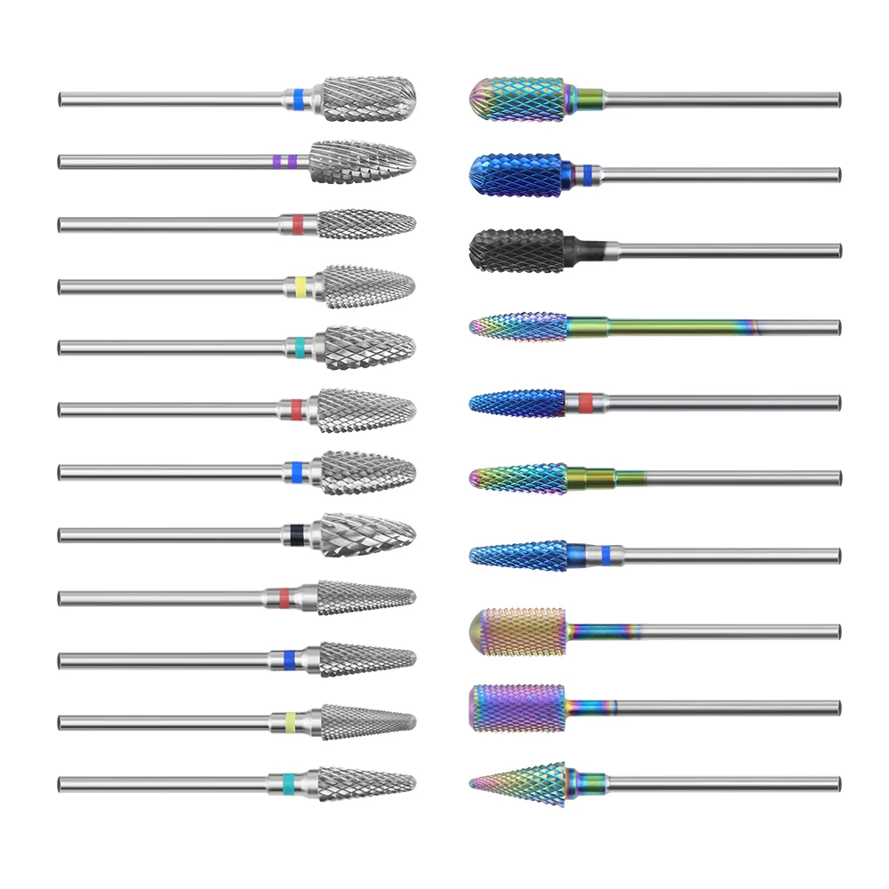

Tungsten Carbide Nail Drill Bit Milling Cutter For Manicure Machine Electric Nail Drill Mills Cutter Manicure Nail Accessories