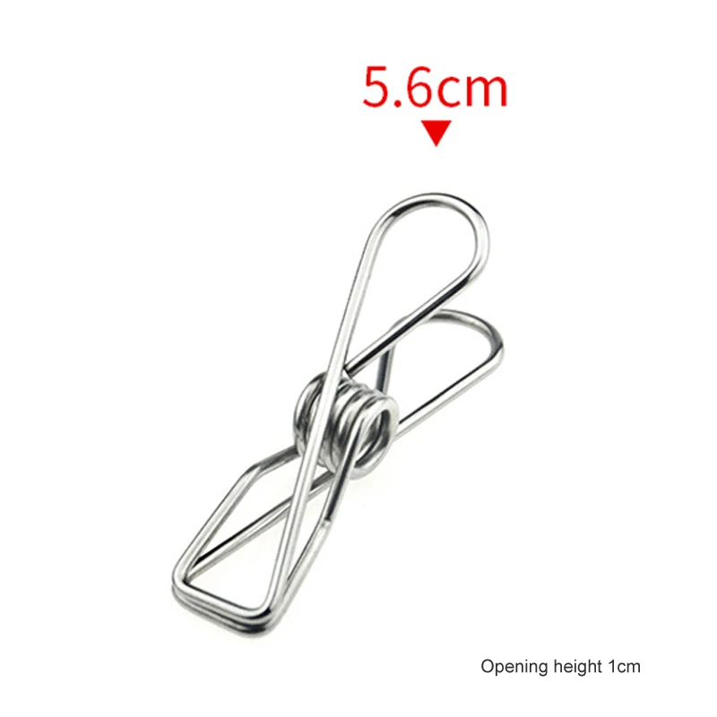 

20 pieces of clothing pants pants towel socks small metal clip stainless steel clip solid spring clip small line clip