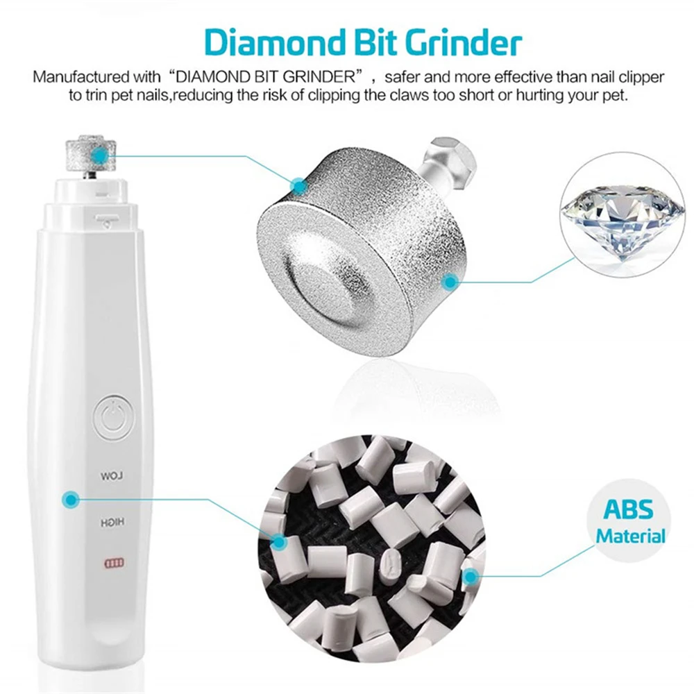 Электрические кусачки для ногтей собак больших пород разглаживание