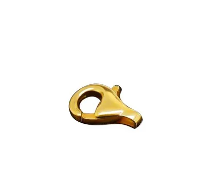 

18K gold lobster clasp 18k yellow gold rose gold jewelry parts G750 small size 4*7mm
