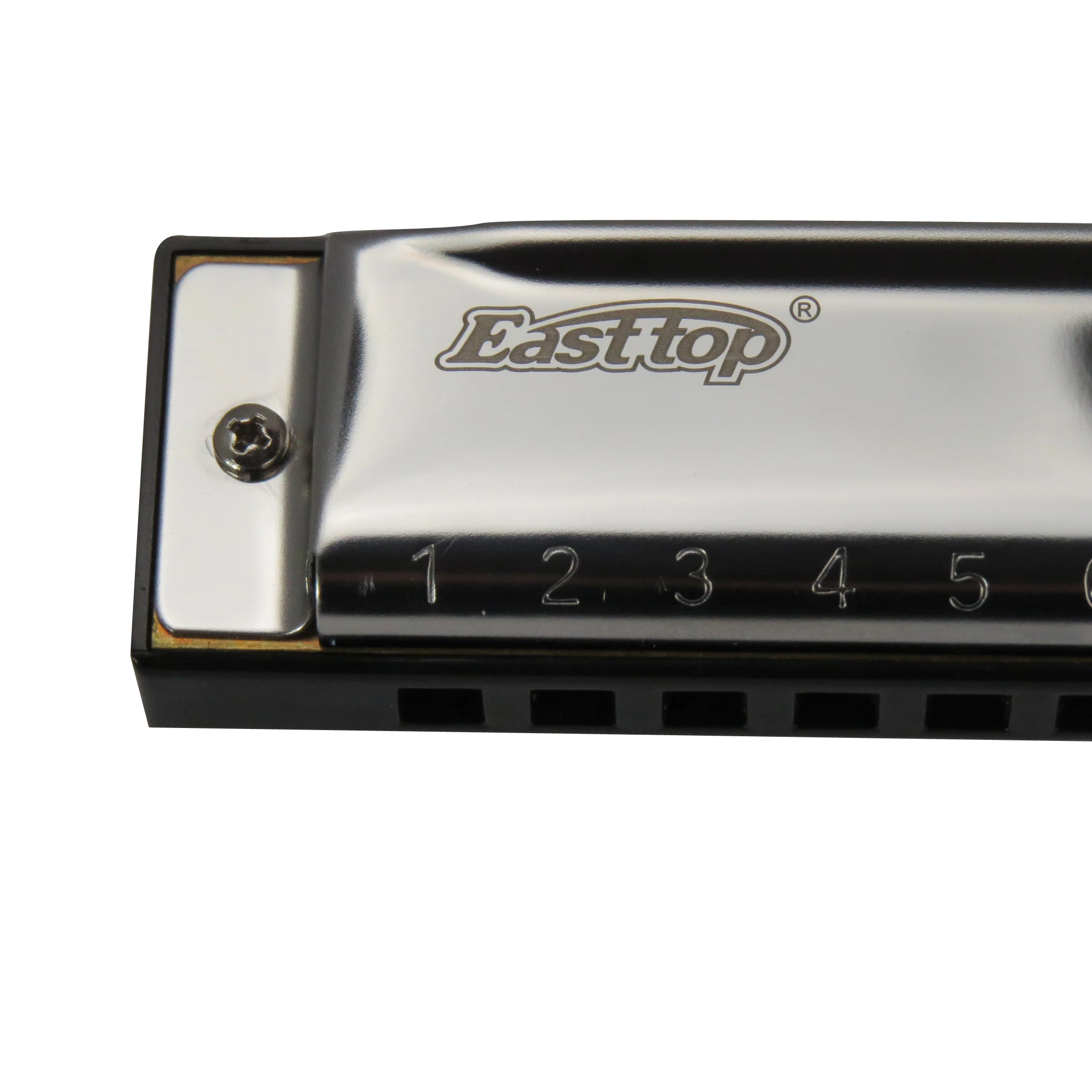 EASTTOP T10-3 10 отверстий harps diatonic крышки из нержавеющей стали гармоника