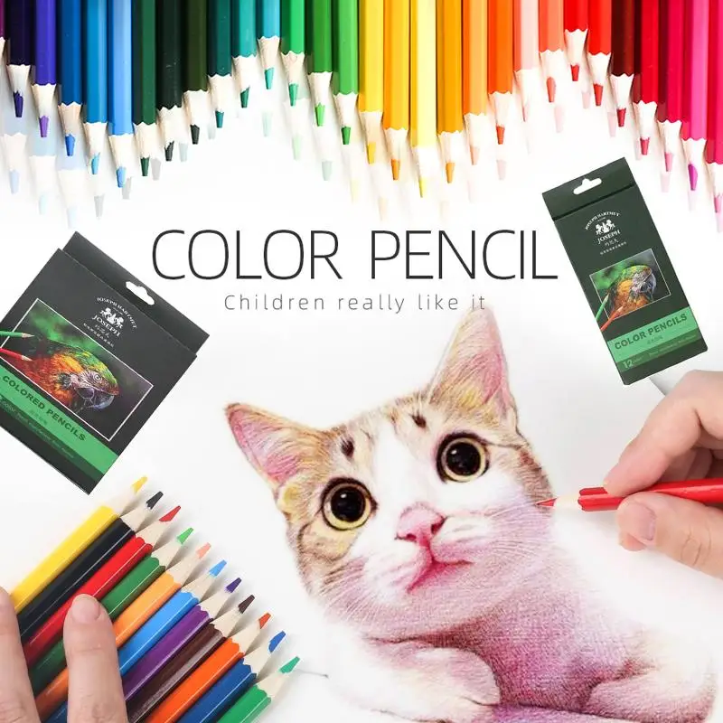 

12/18/24 colors Drawing Pencil Set Professional Multifunctional Wooden Coloring Writing Colored Pencil Set Artist Painting Oil