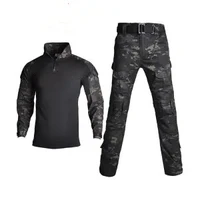 outdoor sports elastic slim long sleeve t shirt scratch resistant wear resistant coat mens vertical collar work clothes