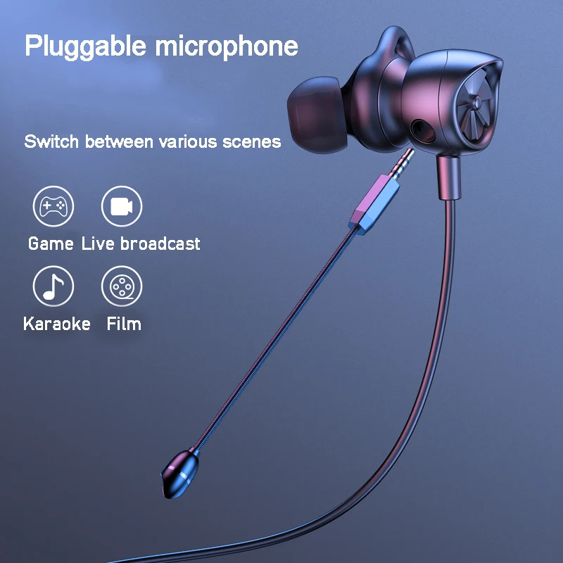 Langsdom HIFI геймер наушники в ухо G200X портативный супер бас стерео игровая гарнитура