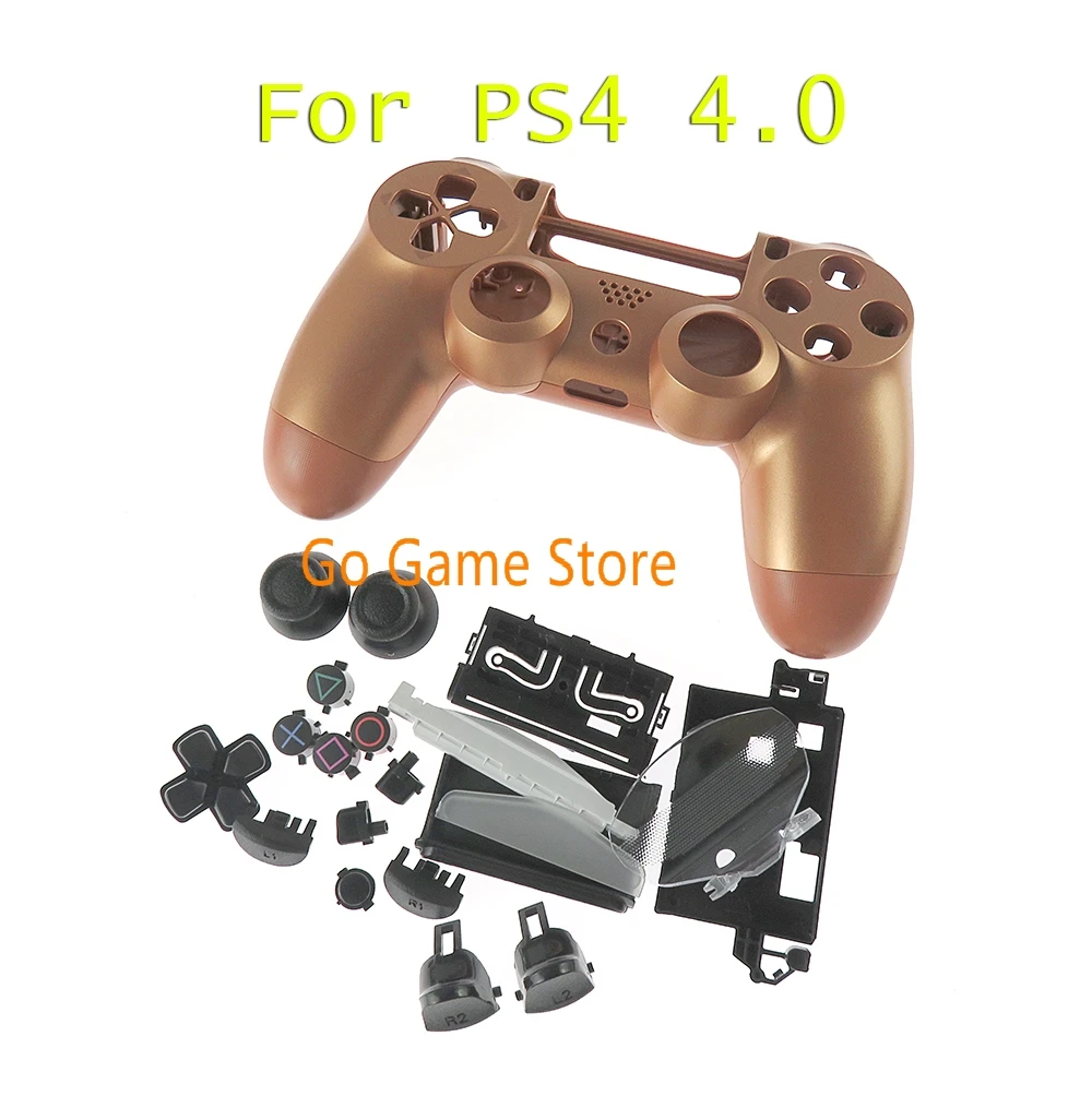 Мягкий Сменный Чехол для контроллера PS4 Pro 4 0 1 комплект полная оболочка и кнопки jds
