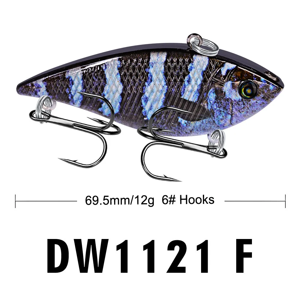 

1pcs 69.5mm / 12g full layer swimming lure fishing lures simulation false lures VIB bionic lures plastic hard bait fishing rods