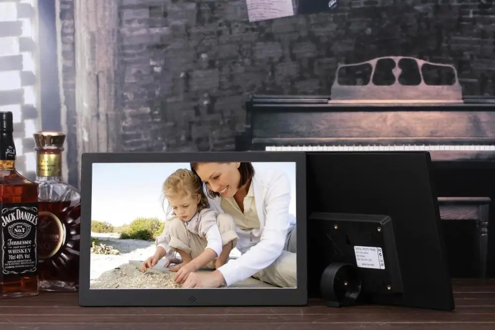 

Aluminium Alloy 12 Inch LED Backlight HD 1080P Full Function Digital Photo Frame Electronic Album Digitale Picture Music Vide
