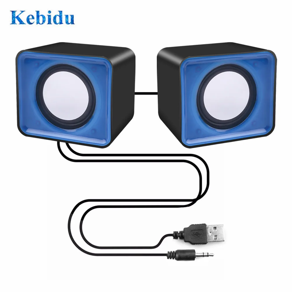 Портативная мультимедийная мини Колонка Kebidu USB2.0 мультимедийный настольный