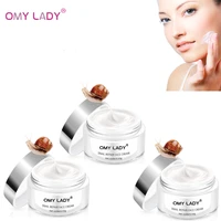 3pcs omylady snail cream moisturizing face cream snail repair anti aging essence face whitening cream wrinkles firming skin care
