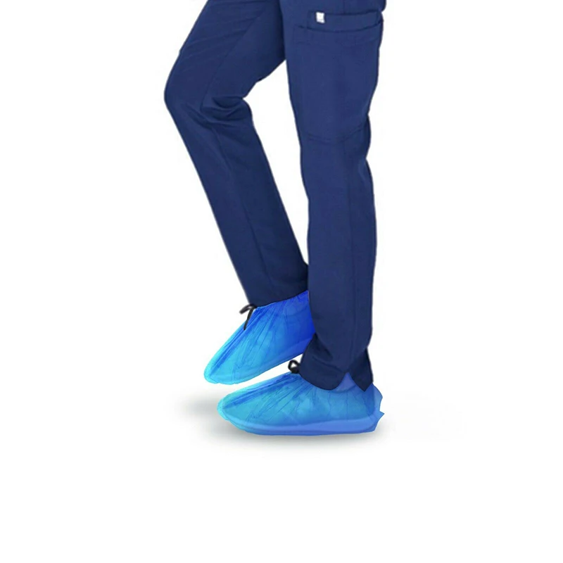 100 шт. нетканый материал одноразовые бахилы пинетки бытовые толстые моющиеся