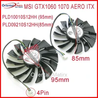 free shipping pld10010s12hh pld09210s12hh 12v 0 40a 4pin for msi gtx1060 gtx1070 aero itx video graphics card cooler cooling fan