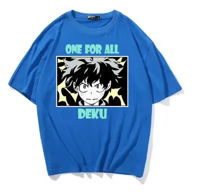 Футболка мужская для аниме My Hero academic bakugou костюм кацуки для косплея Boku No Hero Academy футболки с коротким рукавом