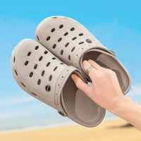 summer comfortable mens garden clogs breathable eva injection shoes casual sandal woman beach slippers water shoes big size 49