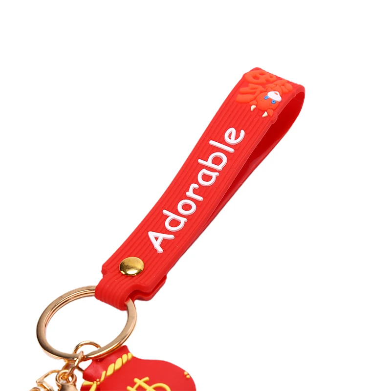 

Cute Cow Doll Keychain Car Key Chain Girl Bag Pendant Accessories Keyring Lovers Holiday Gifts Lovely Cartoon Lovers Car Key