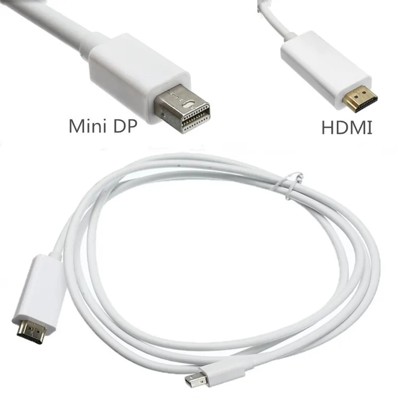 1 8 м 6 футов интерфейс Thunderbolt мини-порт дисплея порт DP-HDMI адаптер кабель для Apple Mac