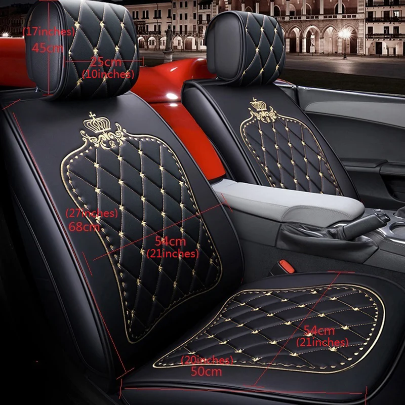 Car Seat Cover Vehicle Chair Leather Case for Delta Ypsilon Land Rover Discovery 3 Freelander 2 Range Evoque X9 | Автомобили и