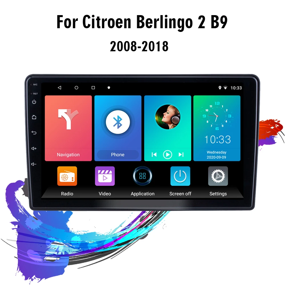

2 Din Android Car Radio for Citroen Berlingo 2 B9 2008-2018 WIFI GPS Navigation Car Multimedia Player Head Unit Autoradio