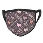 Своего померанского шпица художественного слова маска многоразовые Респиратор маска для взрослых, унисекс, в виде влюбленный щенок собака лицевая маска против пыли Защитная крышка респиратор Рот-муфельная печь