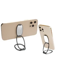 metal double mobile phone finger ring holder telephone support accessories magnetic car bracket socket stand mobile phones