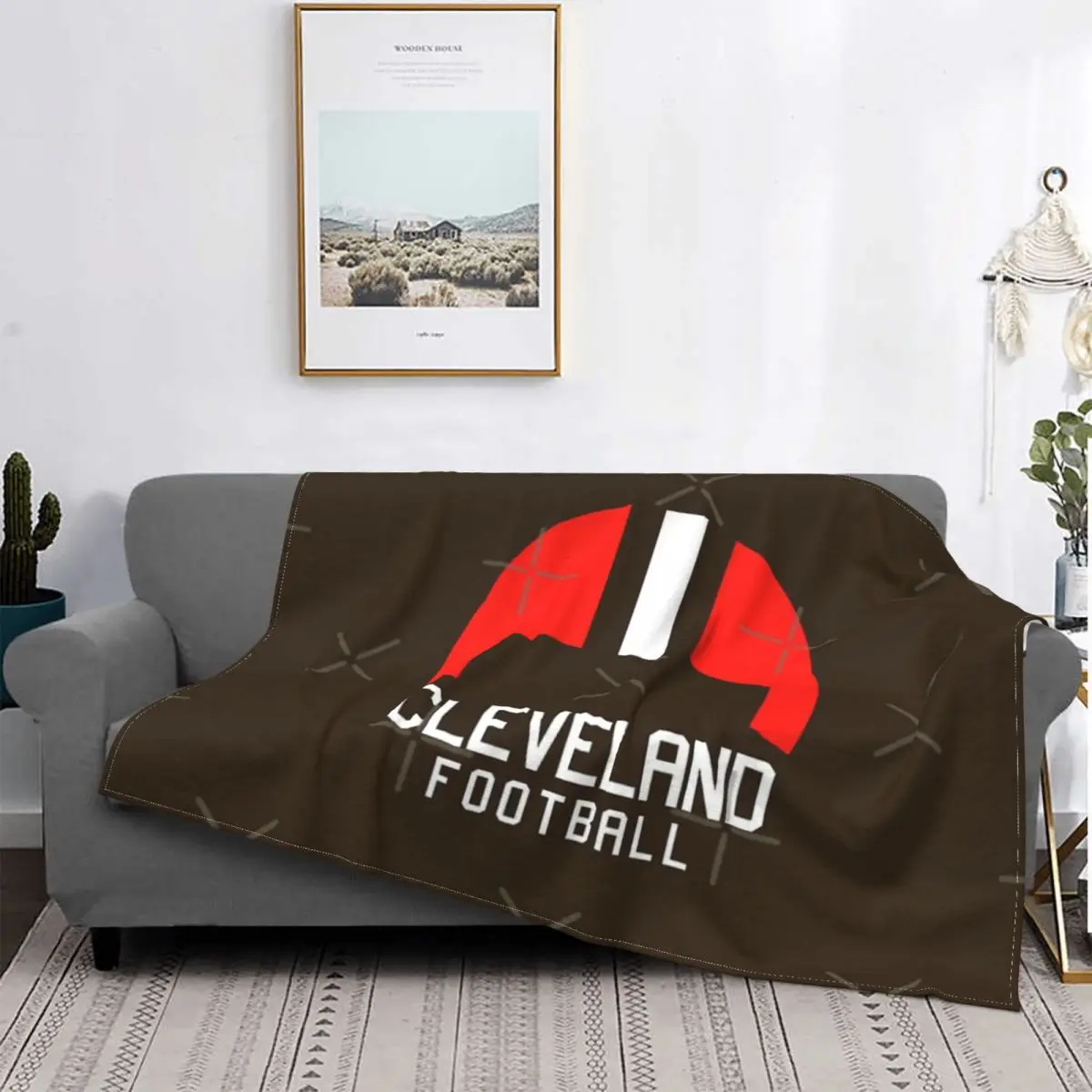 

Manta de fútbol de Indiana, cubrecama a cuadros para cama, sofá cama, funda térmica, fundas para cama de invierno