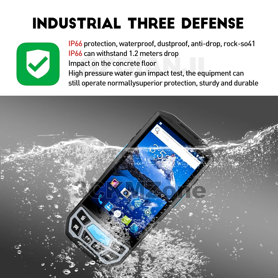 Android 7,0 портативный терминал PDA Беспроводной Wi-Fi Bluetooth сканер штрих-кода 1D 2D QR считыватель штрих-кода система сбора данных с Bluetooth PDA
