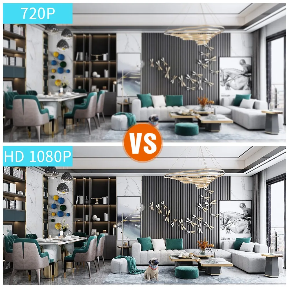 

1080P HD Wifi Camera Indoor Robot Surveillance IP Camera Smart Home Video Wireless CCTV Security Camera Baby Monitor Ycc365 Plus