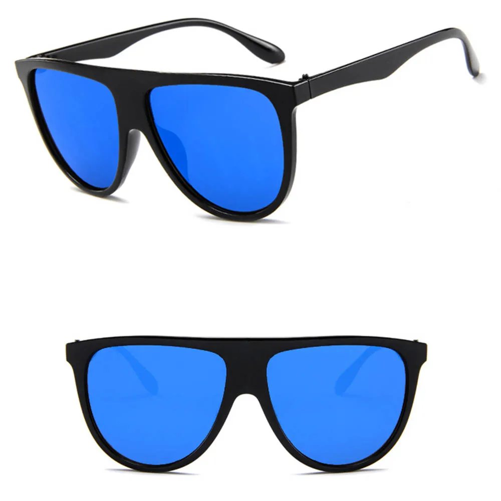 Тонкие плоские солнечные очки es женские роскошные брендовые дизайнерские ретро