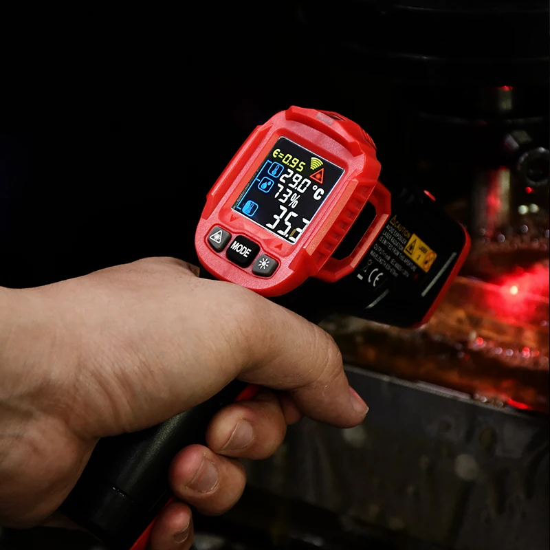 Термометр HABOTEST, инфракрасный термометр, Цифровая метеостанция HT650C, гигрометр, измеритель температуры и влажности для промышленности