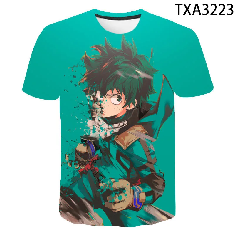 

My Hero Academia Boku No Hero Academia T-Shirt Men Women Casual Tshirt Unisex Outfit Clothing 3D Printed Tshirt Boy Girl Tee